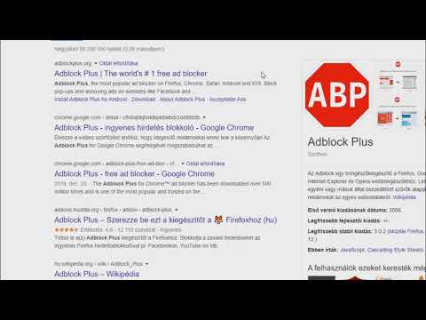 Video Adblock Plus reklámblokkoló telepítése a Google Chrome... - youtube