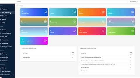 [QUẢN TRỊ] - GIAO DIỆN TRANG CHỦ VÀ CÀI ĐẶT CHUNG