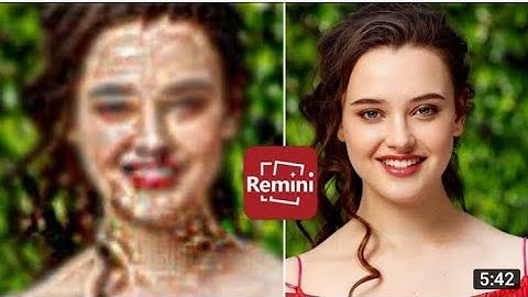 How To Use Remini Photo Enhancer App | Convert Low Quality Image To Highuality Remini Tutorial