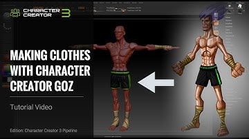 How to Import Clothes made in ZBrush into Character Creator 3 using GoZ