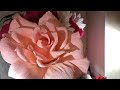 Гигантская роза. Способ создания. Бумажный цветок. Giant rose. The way to create. Paper flower.