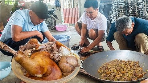Thịt Chó Chặt Ngày Mưa Gió Món Nhậu Khoái Khẩu Của Nông Dân Thái bình