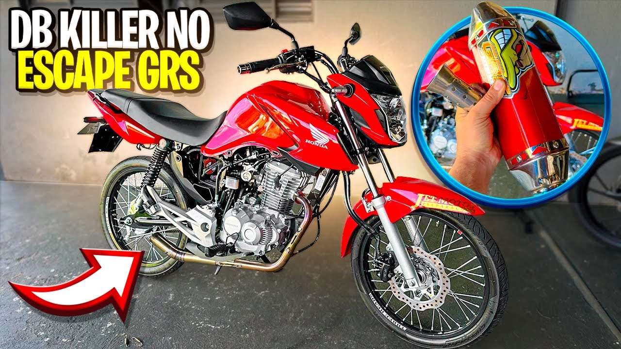 COLOQUEI UM ABAFADOR NO ESCAPAMENTO GRS EXTREME HP DA FAN 160 [ RONCO FICOU TOP ] 🔥