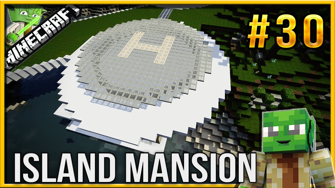 Minecraft 1.9 Modern Island Mansion Let's build E30 - YouTube