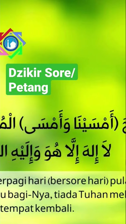 Dzikir Al Matsurat Sore / Petang. #shorts #dzikir #petang #almatsurat