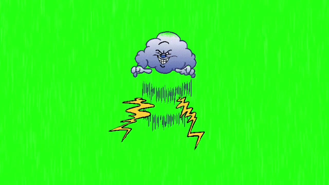 Зеленый фон Облака и дождь Green screen Cloud and rain - YouTube