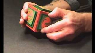 Chinese torture.wmv A wooden box with two sliding panels on each side. Move all the panels to release the two on one side. Lots of false moves to block