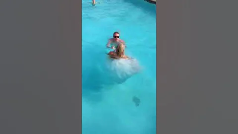 Keith and inez Cunningham pool party
