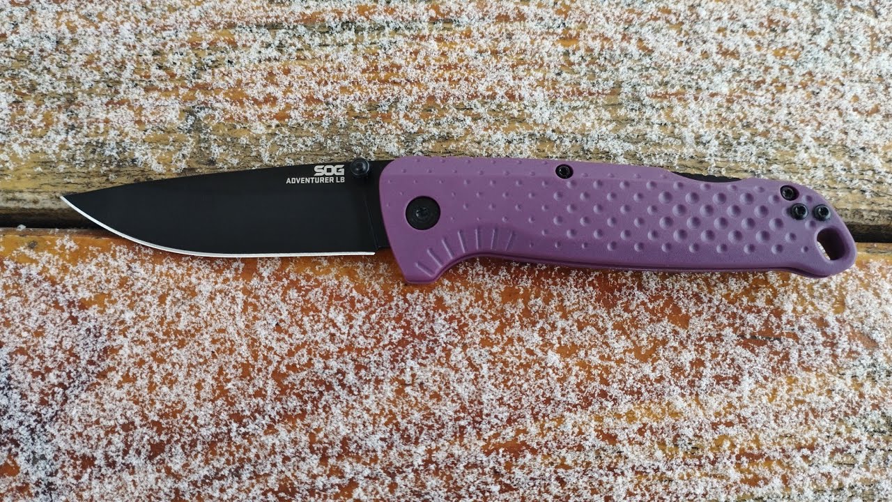 SOG Adventurer LB - good looking but low-quality folding knife