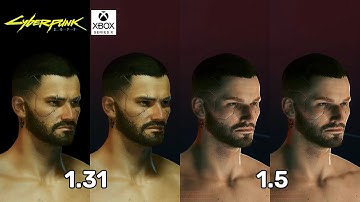 Cyberpunk 2077 1.31 vs 1.5 Graphics Comparison Xbox Series X