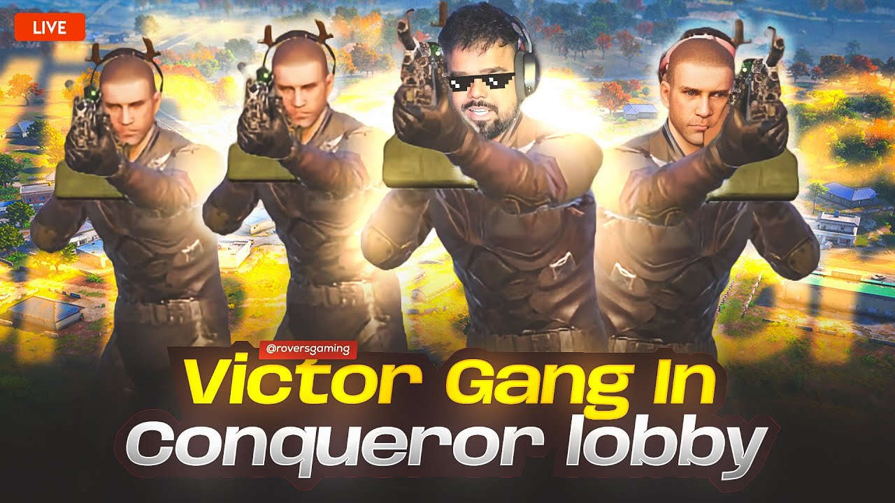 Victor Campers in Conqueror Lobby #bgmilive #shortsfeed