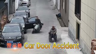 How You Can Be So Careless/Car Vs. Motorcycle 车门事故