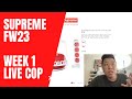 🤮 Not a good start of the season...the website throw me out - Supreme FW23 Week 1
