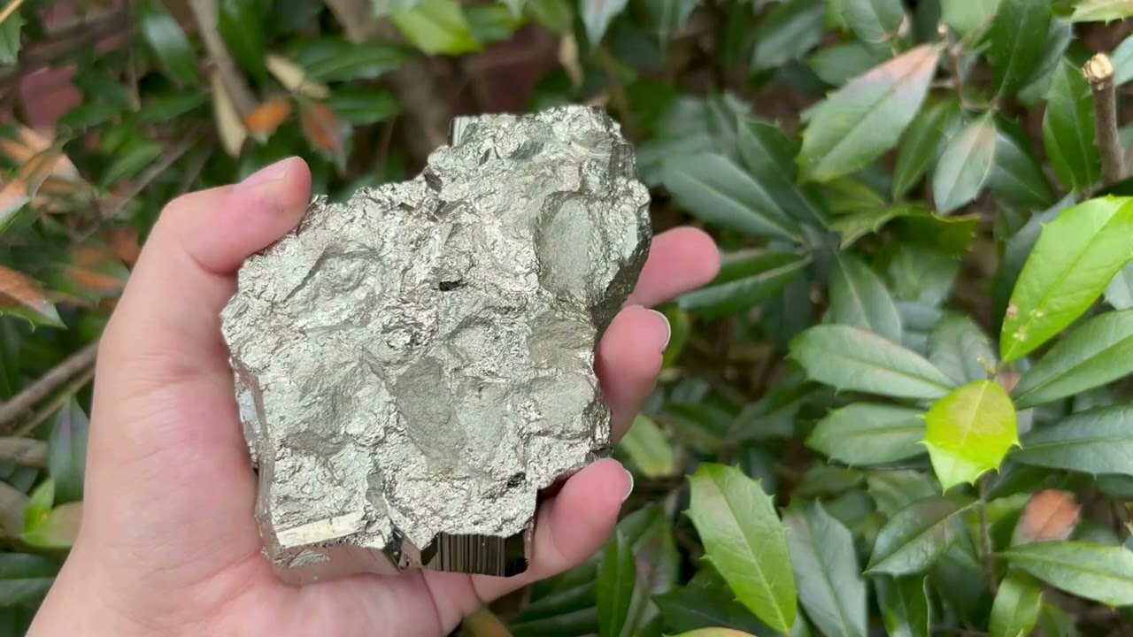 Natural AAA Quality Pyrite Crystal Cluster Cubic Mineral Specimen 