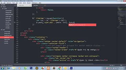 Học PHP   MYSQL   Xây dựng chức năng tìm kiếm sử dụng Ajax