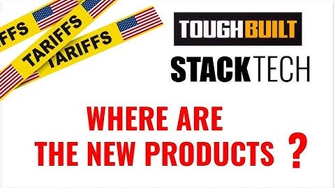TOUGHBUILT STACKTECH Waar blijven de nieuwe producten?