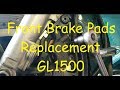 How to replace front brake pads on a GL1500