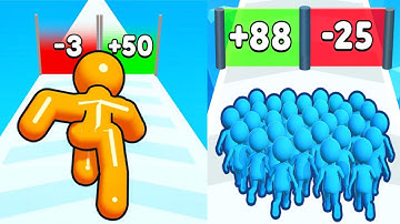 Tall Man Run Vs Count Master 3d 🟥🟦🟩 All Levels gameplay walkthrough android ios 