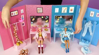 How to Make a Barbie Cutie Reveal Dressing Room + Accessories at Home I Miniature DIY Tips screenshot 3