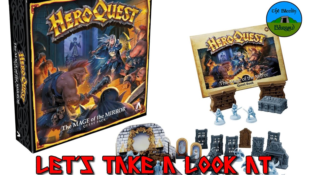Обзор дополнения Heroquest Mage of the Mirror от Avalon Hill.