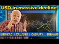 USD in MASSIVE Decline! Discussing XAU/USD, USD/CAD & More! (Forex Forecast)