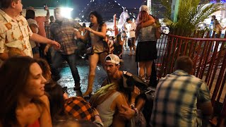 ‘People started dropping around us’: Las Vegas shooting told by witnesses