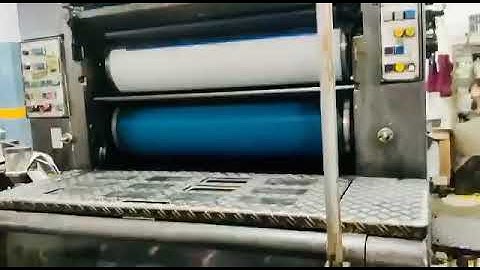 Heidelberg SORDZ 25 x 36 Double color Straight machine Alcohol dampening S.number-524…