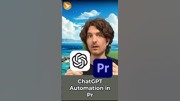 Watch Me Automate Premiere Pro with ChatGPT 🤖 #premierepro #chatgpt