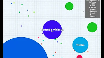 Como faz para se juntar no Agario?