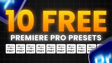 10 Essential Premiere Pro Presets – Download FREE Now!