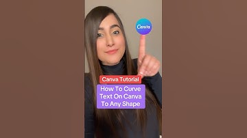 Canva Tutorial - How To Curve Text To Any Path On Canva!