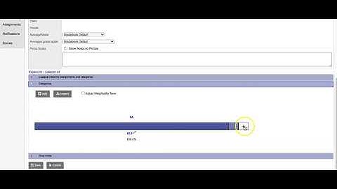 How do I set up my gradebook categories in Aspen?