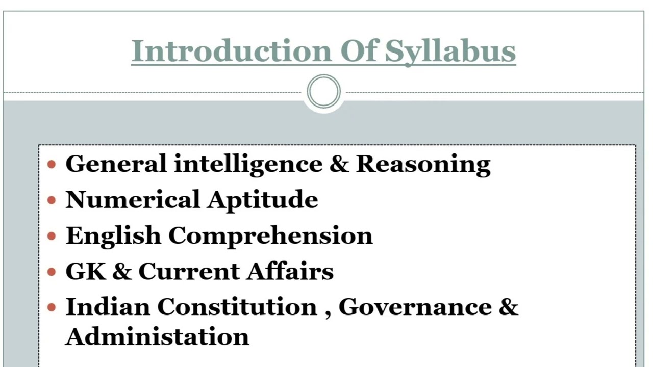 GPSC Goa DySP Syllabus Explained in Detail | Prelims & Mains