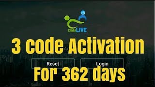 New 3 codes activation Dima live For 362 days 2018