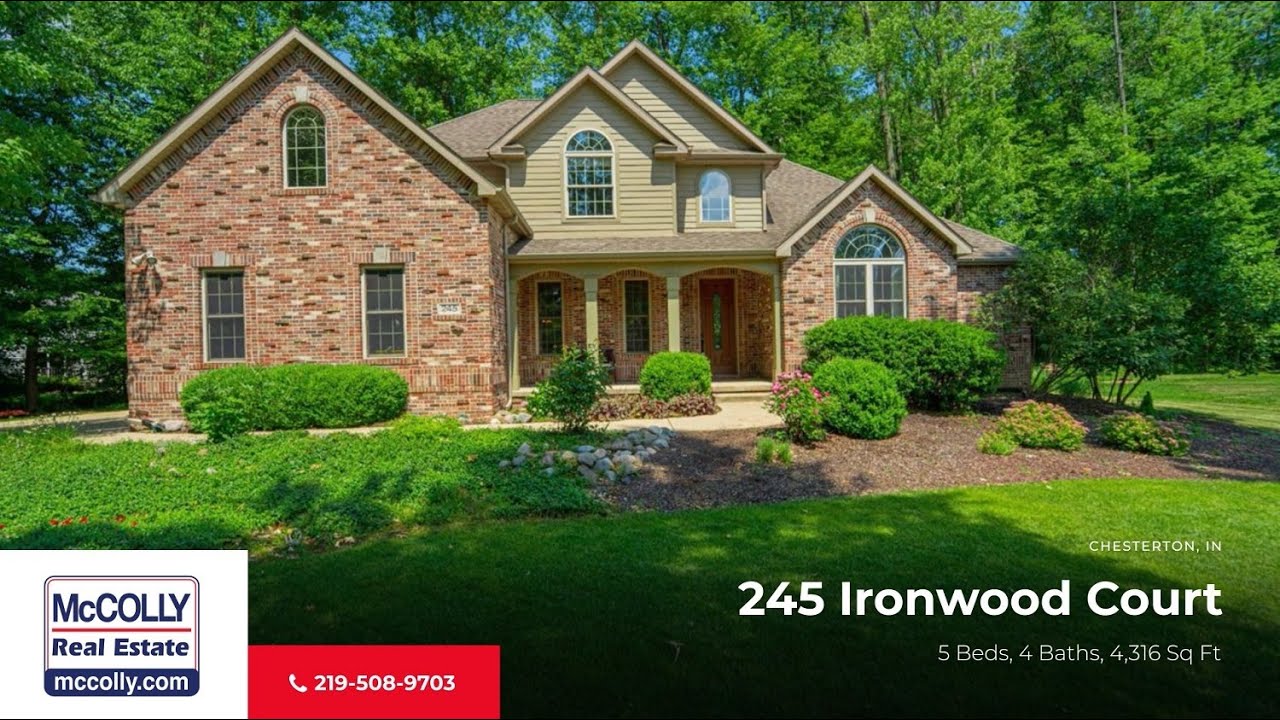 245 Ironwood Court, Chesterton, IN MLS 476680 McColly YouTube