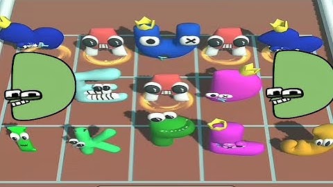 Gameplay Walkthrough - Merge Alphabet Lore Run level 29