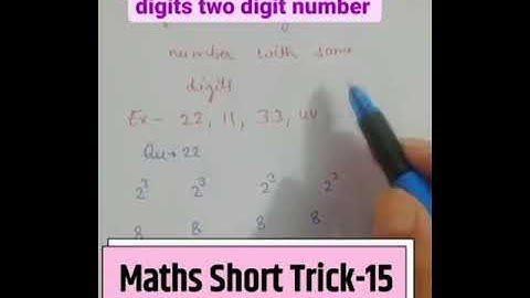 How to find cube of same digits two digit number (math short trick)