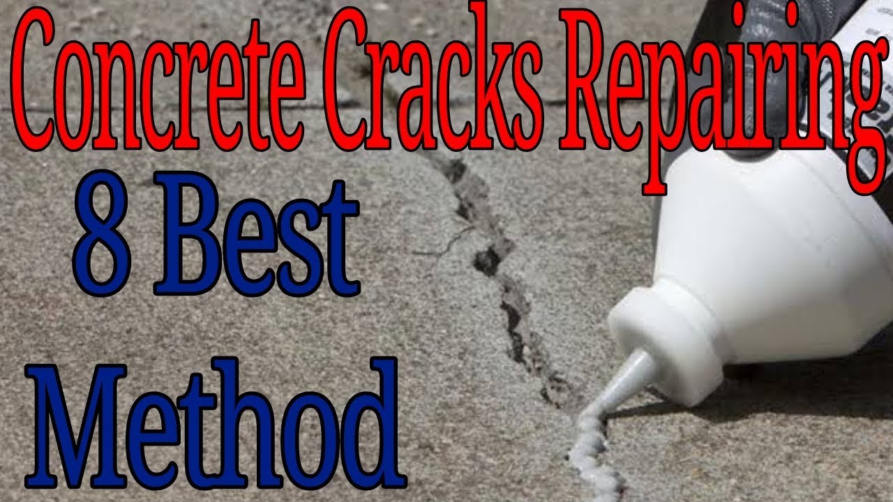 Concrete Cracks Repairing ।concrete Cracks best methods. YouTube
