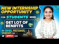 New Internship Opportunity For Students 2026| Winter Internship Program| Paid Students Internship..