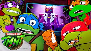 ninja turtles fight cat supervillain tales teenage mutant