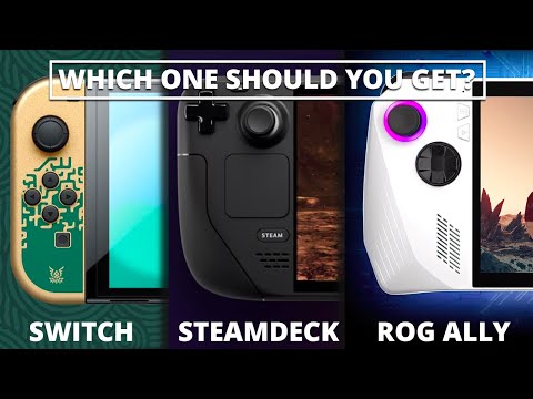 Nintendo Switch vs. Steam Deck vs. ROG Ally