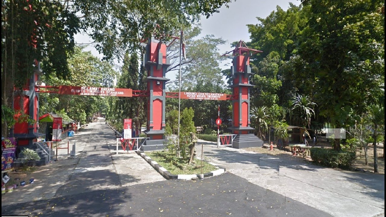 Perjalanan menuju ke Hutan Wisata Tinjomoyo Semarang