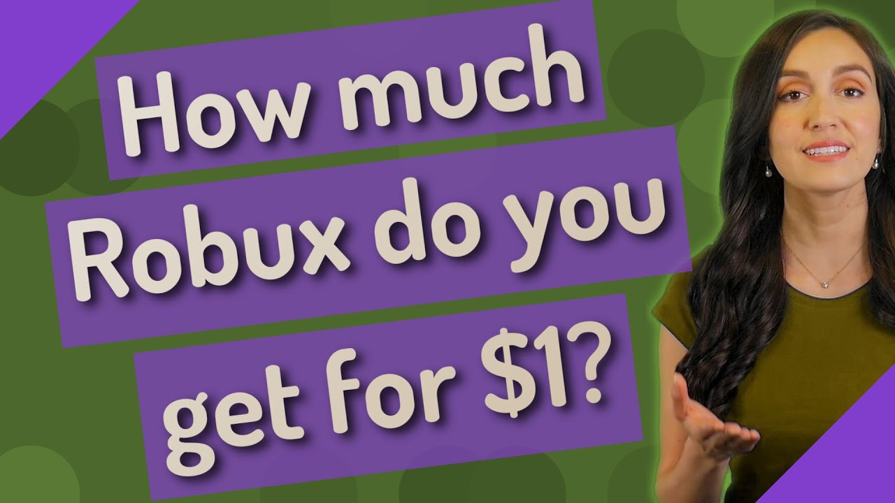 How Much Robux Do You Get For 1 Youtube - how many robux equals a dollar