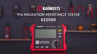 Kaiweets Pro Insulation Resistance Tester With 5 Adjustable Ranges Up To 200Gω