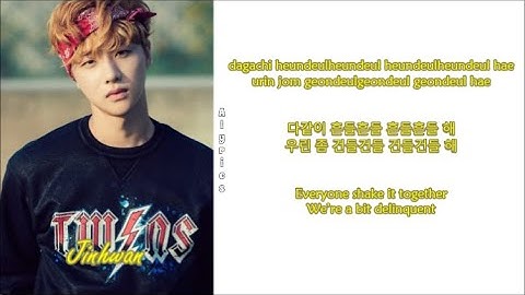 iKON (아이콘) - Rhythm Ta (Rom-Han-Eng Lyrics) Color & Picture Coded