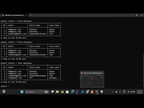 Mastered Backend , SpringBoot + hibernate + MySQL + JPA+ SpringSecurity + PostMan