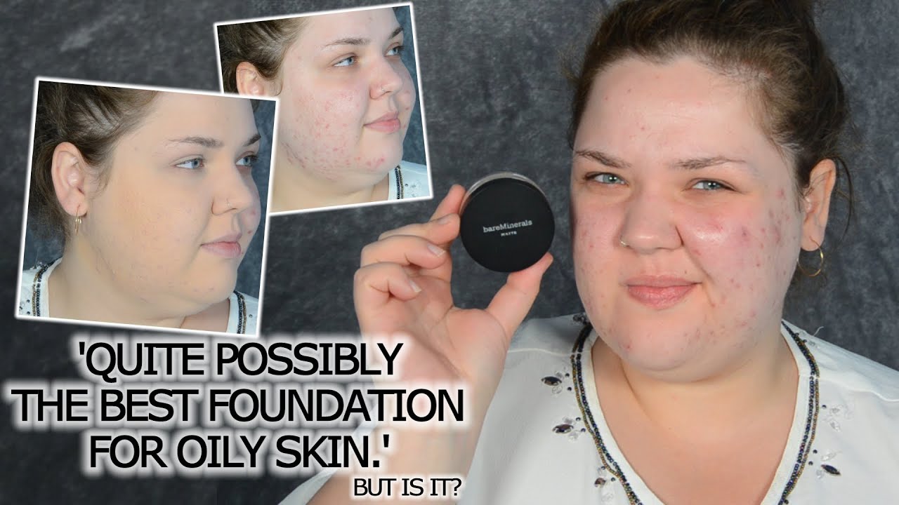 BARE MINERALS MATTE POWDER FOUNDATION TESTED ON OILY, ACNE PRONE SKIN