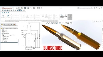 Solidworks tutorials for beginners exercise gun bullet