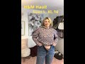 H&M Haul!!  Size 14 & XL!  Some good & some not so good :(