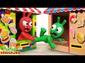 Pea Pea Pretend Play Food Store Fight | Pea Pea Wonderland - Funny cartoon for kids